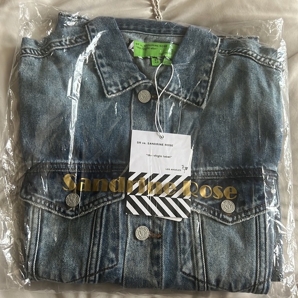 🎉 HP 🎉 Free People X Sandrine Rose Blue Denim Jacket - Picture 4 of 6